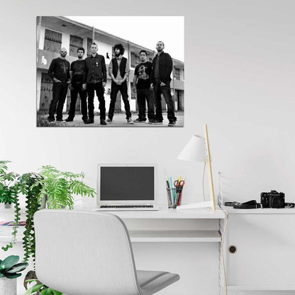 Linkin Park Farrell Bourdon Delson Hahn Shinoda Band Wall Art Print Poster