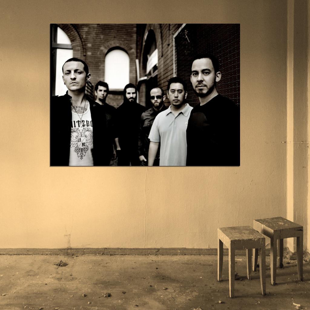 Linkin Park Chester Bennington Joe Hahn Mike Shinoda Wall Art Print Poster