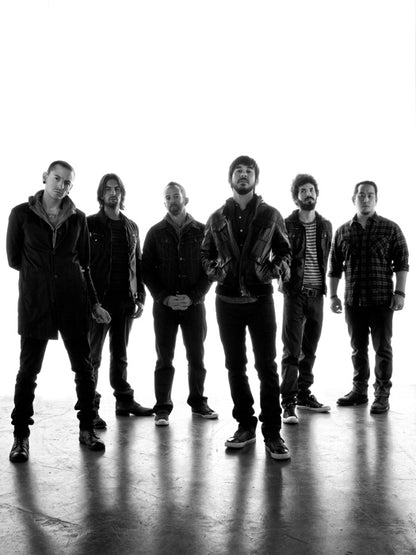 Linkin Park Awesome BW Lineup Music Rock Band Wall Art Print Poster