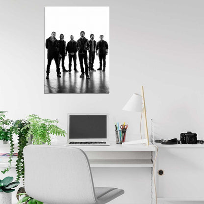 Linkin Park Awesome BW Lineup Music Rock Band Wall Art Print Poster
