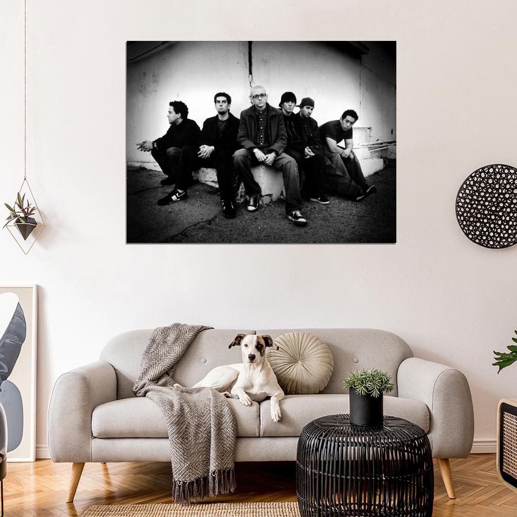 Linkin Park Mike Shinoda Chester Bennington Rock Band Wall Art Print Poster