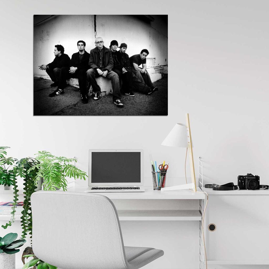 Linkin Park Mike Shinoda Chester Bennington Rock Band Wall Art Print Poster