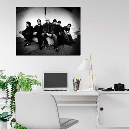 Linkin Park Mike Shinoda Chester Bennington Rock Band Wall Art Print Poster