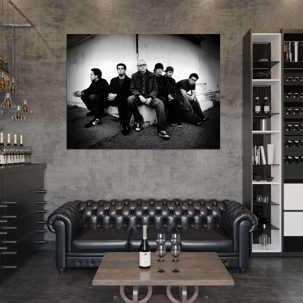 Linkin Park Mike Shinoda Chester Bennington Rock Band Wall Art Print Poster