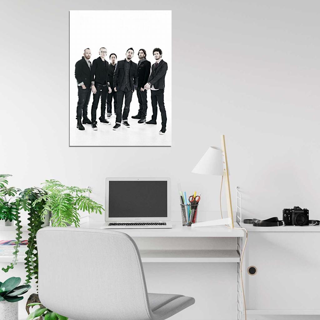 Linkin Park Chester Bennington Mike Shinoda Rock Band Wall Art Print Poster