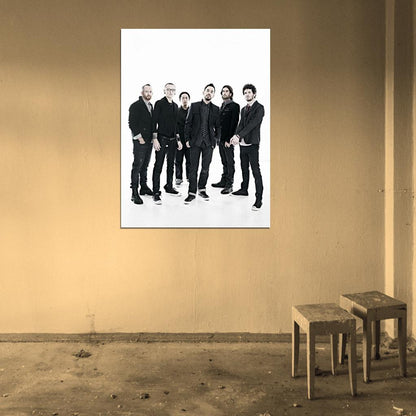 Linkin Park Chester Bennington Mike Shinoda Rock Band Wall Art Print Poster