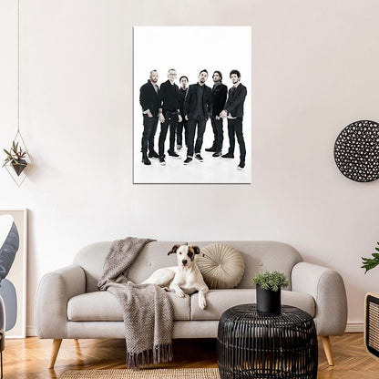 Linkin Park Chester Bennington Mike Shinoda Rock Band Wall Art Print Poster