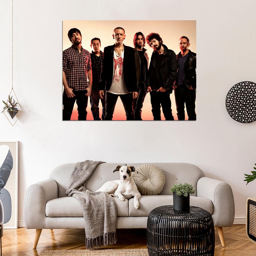 Linkin Park Mike Shinoda Joe Hahn Chester Bennington Wall Art Print Poster