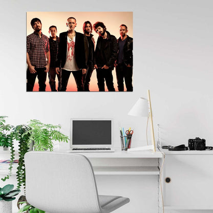 Linkin Park Mike Shinoda Joe Hahn Chester Bennington Wall Art Print Poster