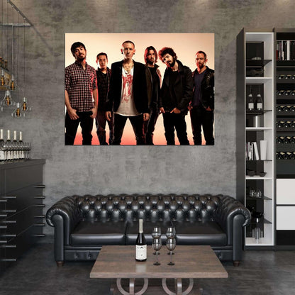 Linkin Park Mike Shinoda Joe Hahn Chester Bennington Wall Art Print Poster