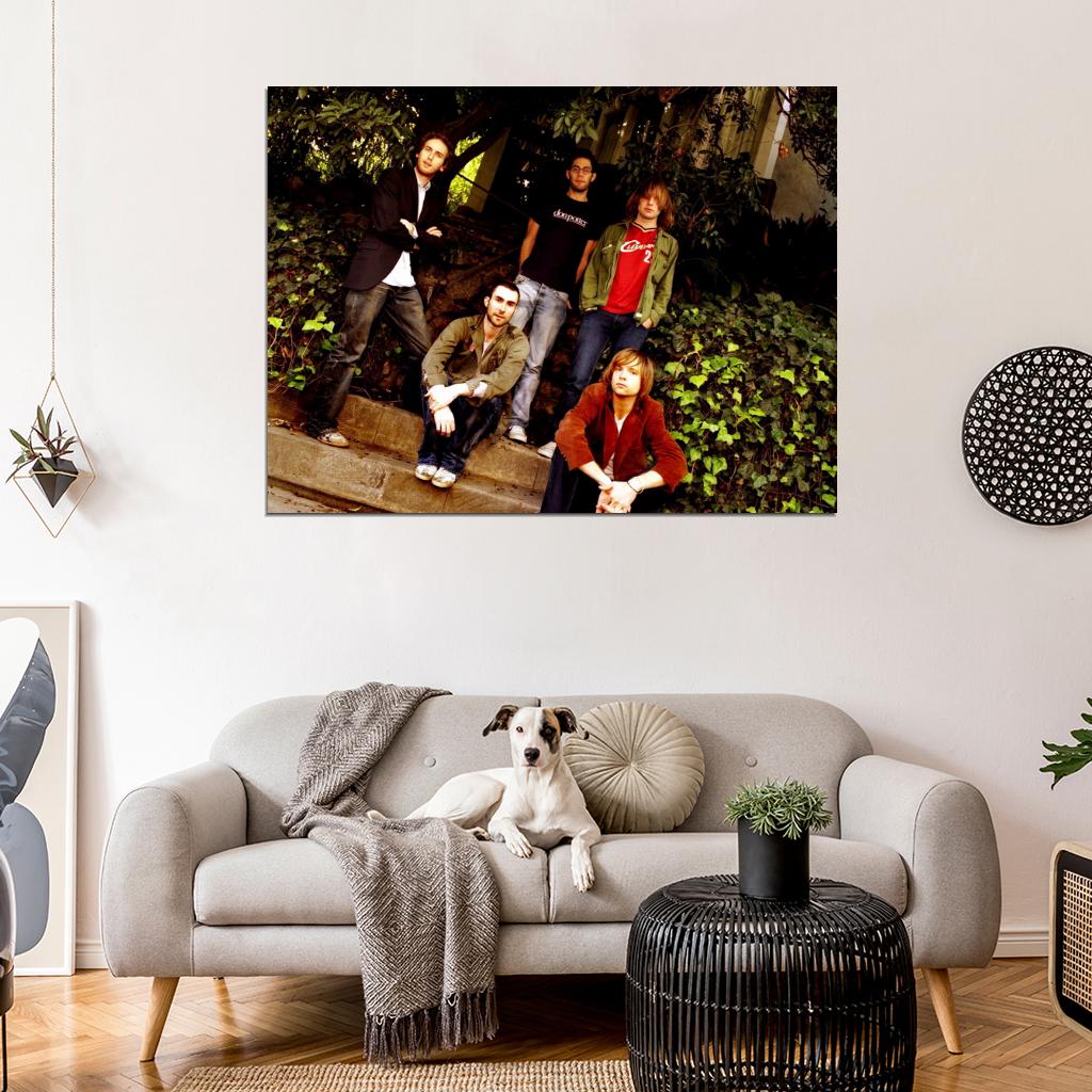 Maroon 5 Jesse Adam Ryan James Mickey Pop Rock Band Wall Art Print Poster