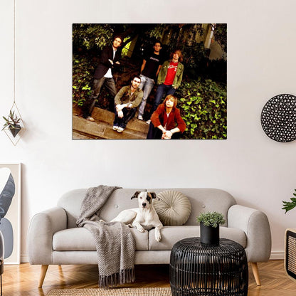 Maroon 5 Jesse Adam Ryan James Mickey Pop Rock Band Wall Art Print Poster
