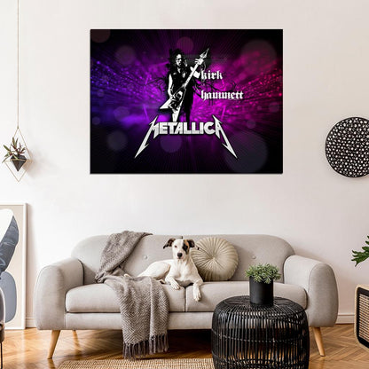 Metallica Great Kirk Hammett Art Heavy Metal Band Wall Art Print Poster