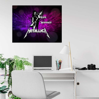 Metallica Great Kirk Hammett Art Heavy Metal Band Wall Art Print Poster
