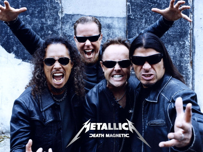 Metallica Kirk Hammett James Hetfield Heavy Metal Band Wall Art Print Poster