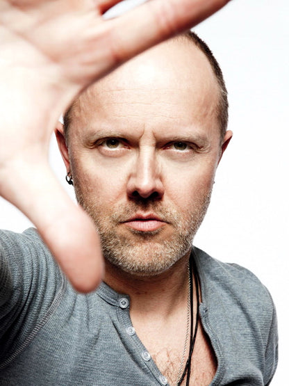 Metallica Lars Ulrich Portrait Heavy Metal Band Wall Art Print Poster