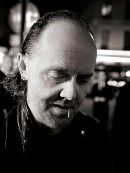 Metallica Lars Ulrich BW Portrait Heavy Metal Band Wall Art Print Poster