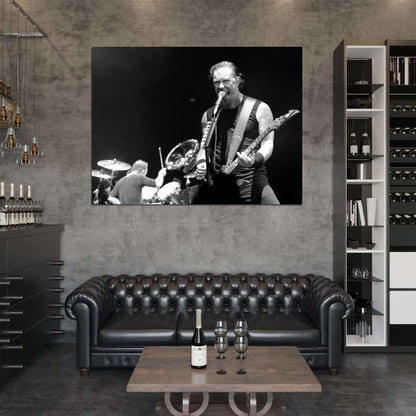 Metallica James Hetfield Stage Guitar Heavy Metal Band Wall Art Print Poster