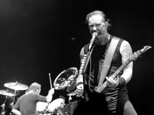 Metallica James Hetfield Stage Guitar Heavy Metal Band Wall Art Print Poster
