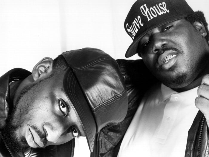 8Ball and MJG Awesome BW Retro Rap Hip Hop Duo Wall Art Print Poster