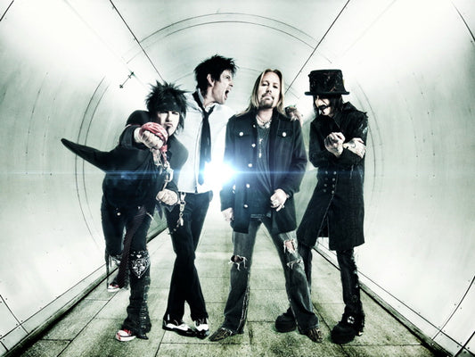 Motley Crue Nikki Sixx Tommy Lee Heavy Metal Band Wall Art Print Poster
