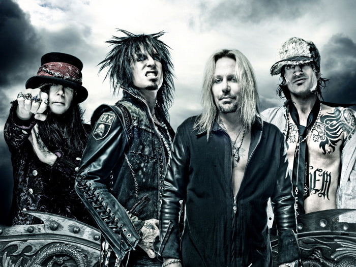 Motley Crue Mick Mars Nikki Sixx Vince Neil Tommy Lee Wall Art Print Poster