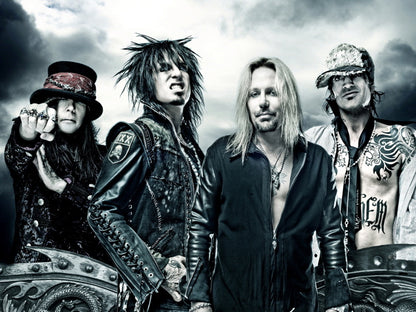 Motley Crue Mick Mars Nikki Sixx Vince Neil Tommy Lee Wall Art Print Poster