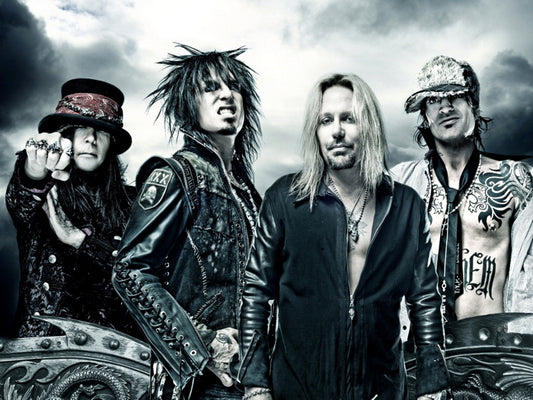 Motley Crue Mick Mars Nikki Sixx Vince Neil Tommy Lee Wall Art Print Poster