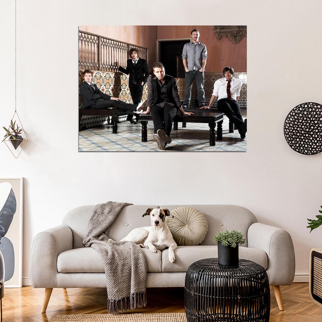 OneRepublic Drew Brent Ryan Eddie Zach Music Rock Band Wall Art Print Poster