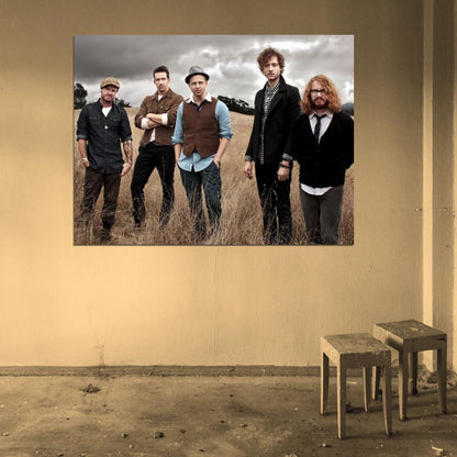 OneRepublic Fisher Filkins Tedder Kutzle Brown Band Wall Art Print Poster