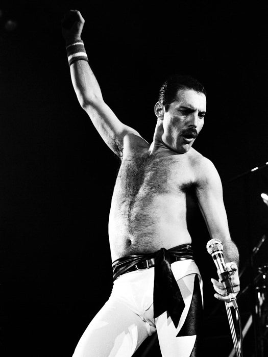 Queen Amazing BW Freddie Mercury Stage Move Rock Band Wall Art Print Poster