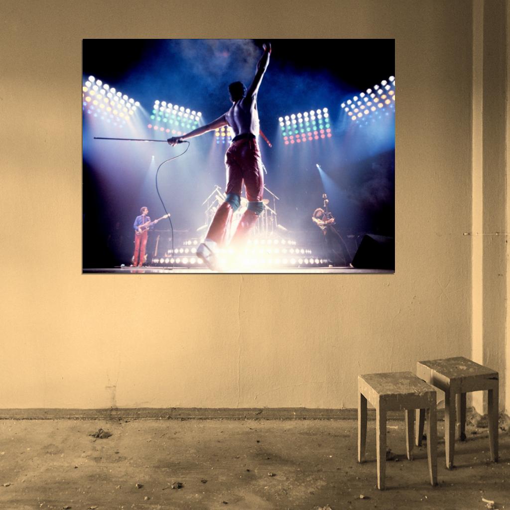 Queen Amazing Rare Freddie Mercury Stage Move Band Wall Art Print Poster
