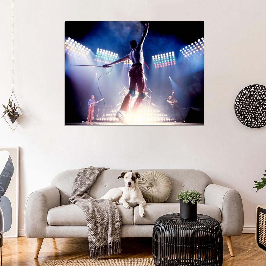 Queen Amazing Rare Freddie Mercury Stage Move Band Wall Art Print Poster
