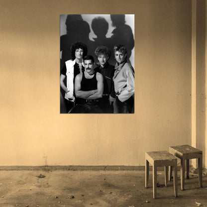 Queen Brian May John Deacon Roger Taylor Mercury Wall Art Print Poster