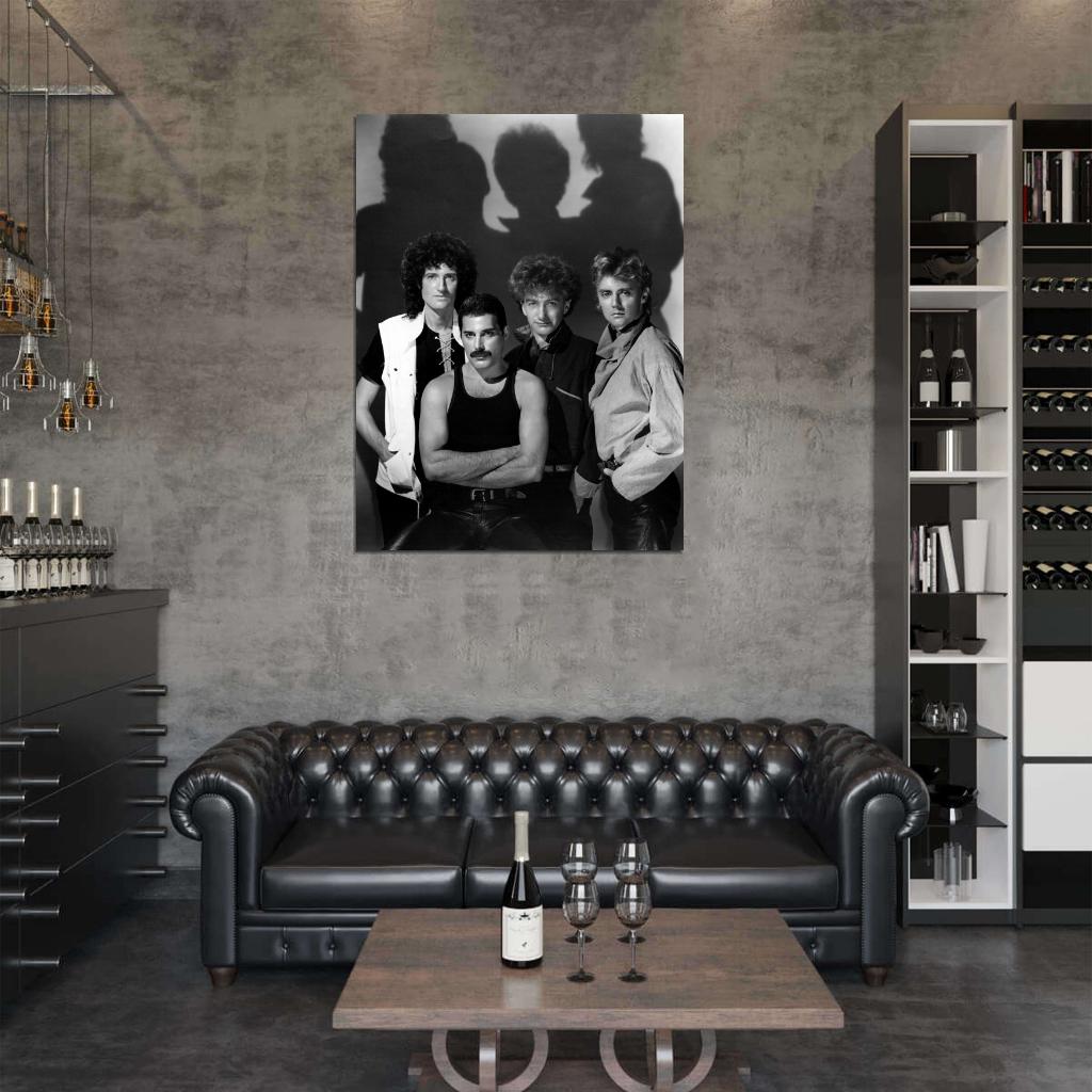 Queen Brian May John Deacon Roger Taylor Mercury Wall Art Print Poster