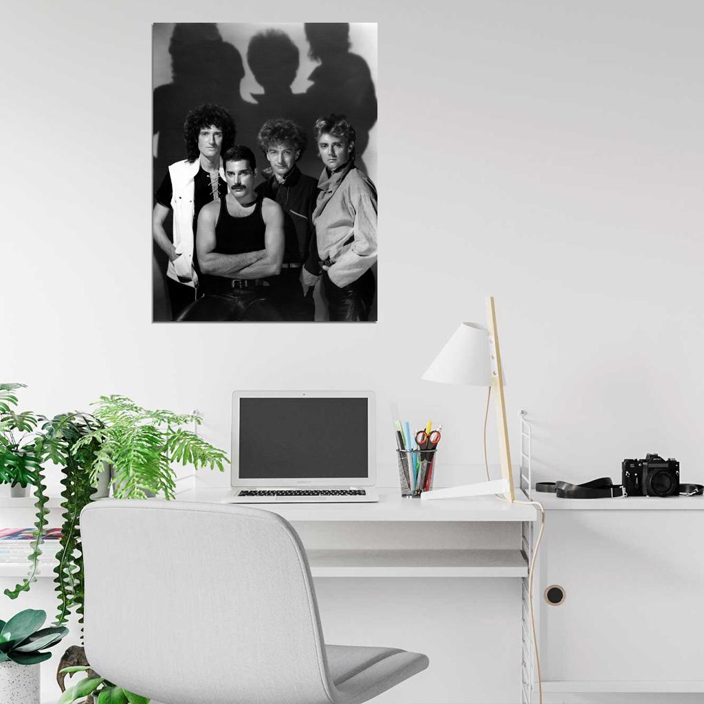 Queen Brian May John Deacon Roger Taylor Mercury Wall Art Print Poster