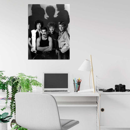 Queen Brian May John Deacon Roger Taylor Mercury Wall Art Print Poster