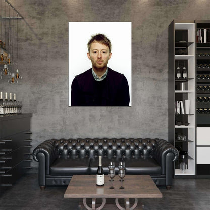 Radiohead Thom Yorke Awesome Portrait Alternative Band Wall Art Print Poster