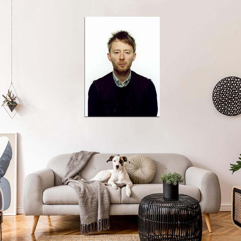 Radiohead Thom Yorke Awesome Portrait Alternative Band Wall Art Print Poster