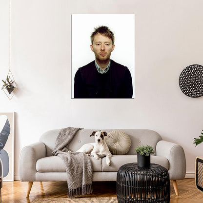 Radiohead Thom Yorke Awesome Portrait Alternative Band Wall Art Print Poster