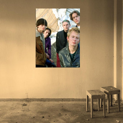 Radiohead Retro Young Music Alternative Rock Band Wall Art Print Poster