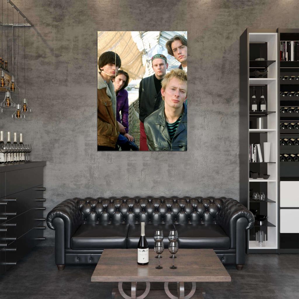 Radiohead Retro Young Music Alternative Rock Band Wall Art Print Poster