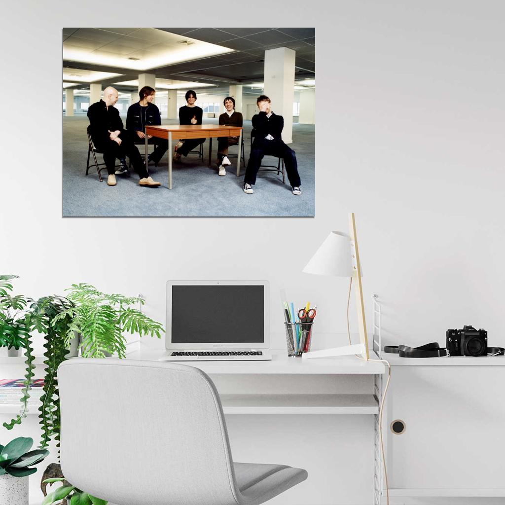 Radiohead Phil Ed Jonny Colin Thom Music Rock Band Wall Art Print Poster