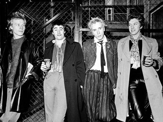 Sex Pistols Awesome BW Punk Rock Music Band Wall Art Print Poster