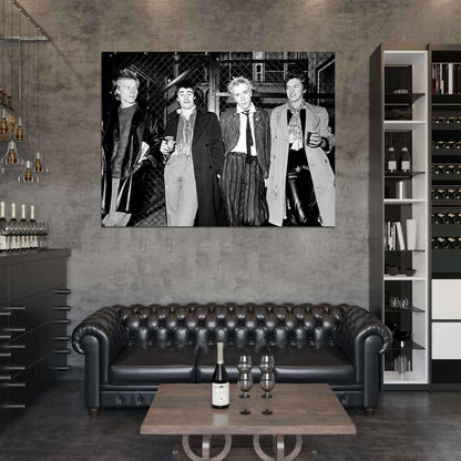 Sex Pistols Awesome BW Punk Rock Music Band Wall Art Print Poster
