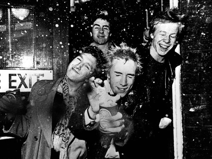 Sex Pistols Jones Matlock Lydon Cook Punk Rock Band Wall Art Print Poster