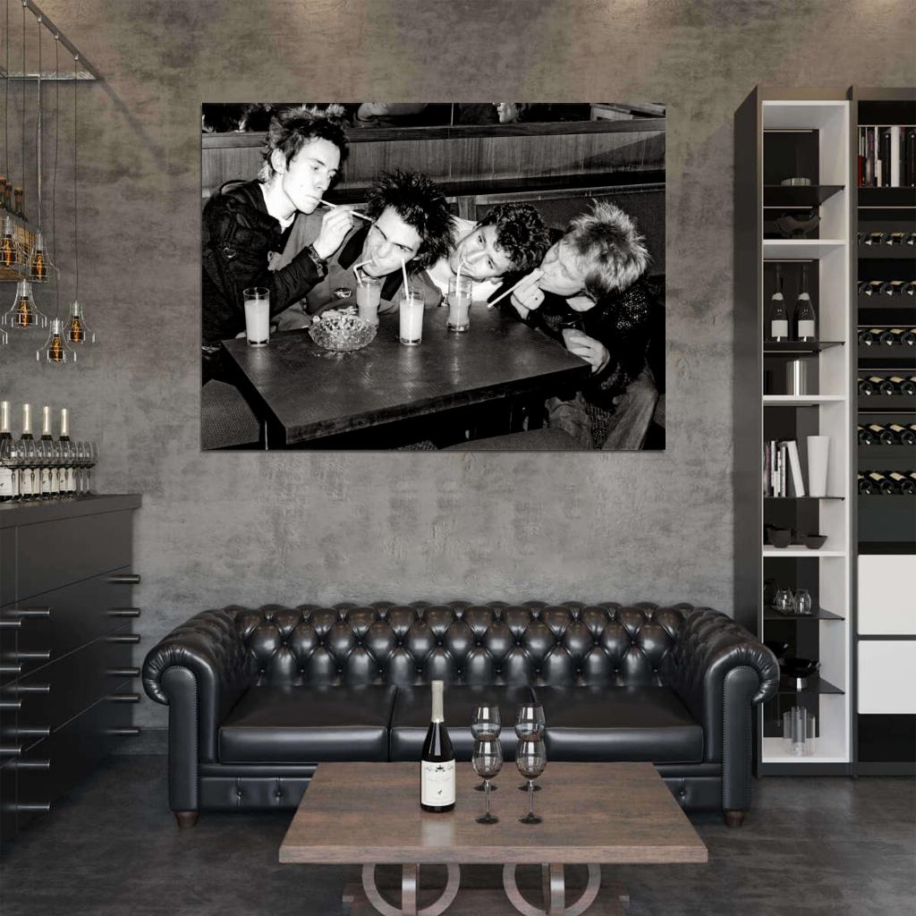 Sex Pistols John Lydon Sid Vicious Steve Jones Cook Wall Art Print Poster