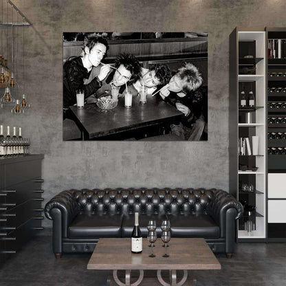 Sex Pistols John Lydon Sid Vicious Steve Jones Cook Wall Art Print Poster