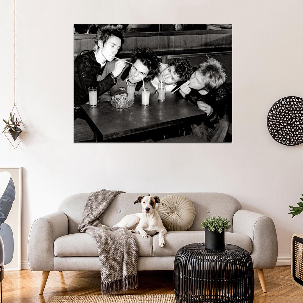 Sex Pistols John Lydon Sid Vicious Steve Jones Cook Wall Art Print Poster