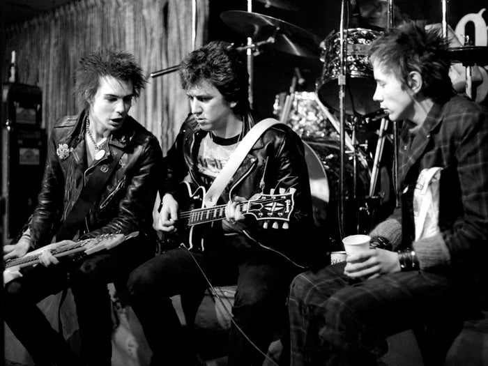 Sex Pistols Rare Sid Vicious Guitars Punk Rock Band Wall Art Print Poster